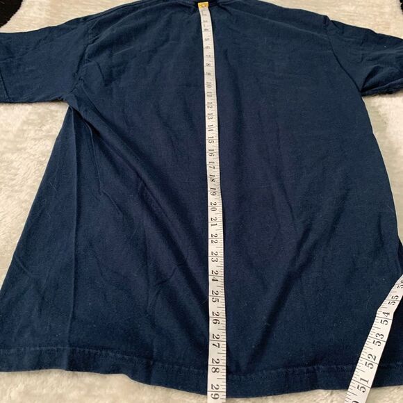 University Of Illinois Mens Vintage TLC Blue Shirt‎ Size Large Made USA - Picture 5 of 5